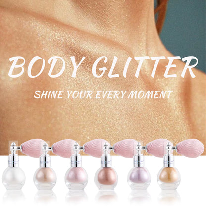 Popular Shimmer Liquid Highlighter Makeup Fine Glitter Brightening Cosmetic for Face Contour and Body Shiny Daily Party Make‑Up