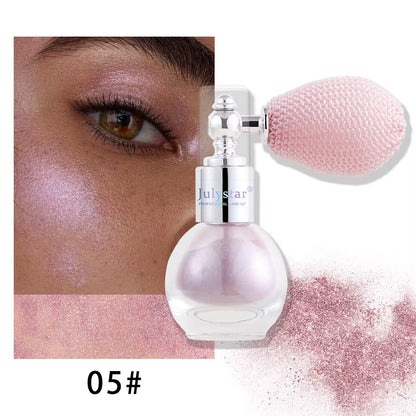 Popular Shimmer Liquid Highlighter Makeup Fine Glitter Brightening Cosmetic for Face Contour and Body Shiny Daily Party Make‑Up