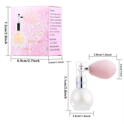 Popular Shimmer Liquid Highlighter Makeup Fine Glitter Brightening Cosmetic for Face Contour and Body Shiny Daily Party Make‑Up