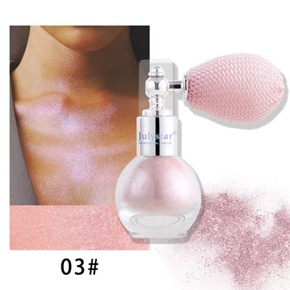 Popular Shimmer Liquid Highlighter Makeup Fine Glitter Brightening Cosmetic for Face Contour and Body Shiny Daily Party Make‑Up