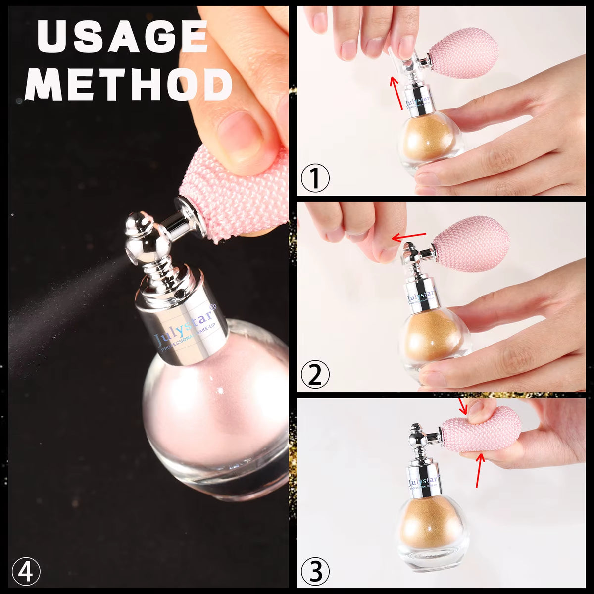 Popular Shimmer Liquid Highlighter Makeup Fine Glitter Brightening Cosmetic for Face Contour and Body Shiny Daily Party Make‑Up