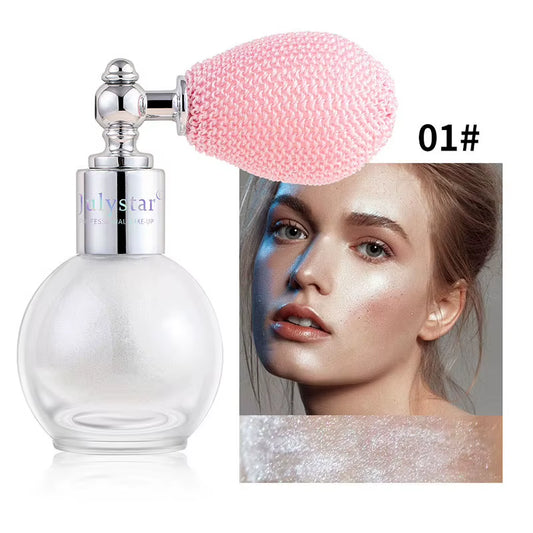 Diamond High Gloss Glitter Spray Highlighter Powder Brighten Polarization Fairy Powder Face Body Illuminator Makeup Cosmetics