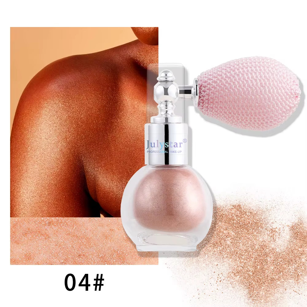 Popular Shimmer Liquid Highlighter Makeup Fine Glitter Brightening Cosmetic for Face Contour and Body Shiny Daily Party Make‑Up